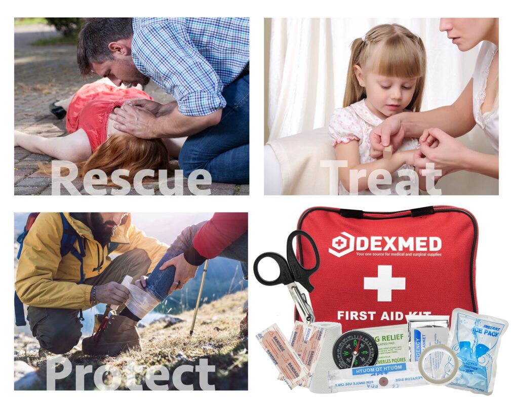 Dexmed Waterproof First Aid Medical Kit for Home, Car and Outdoor ...